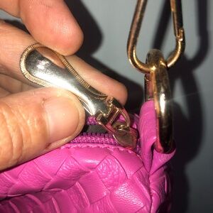 Pink handbag